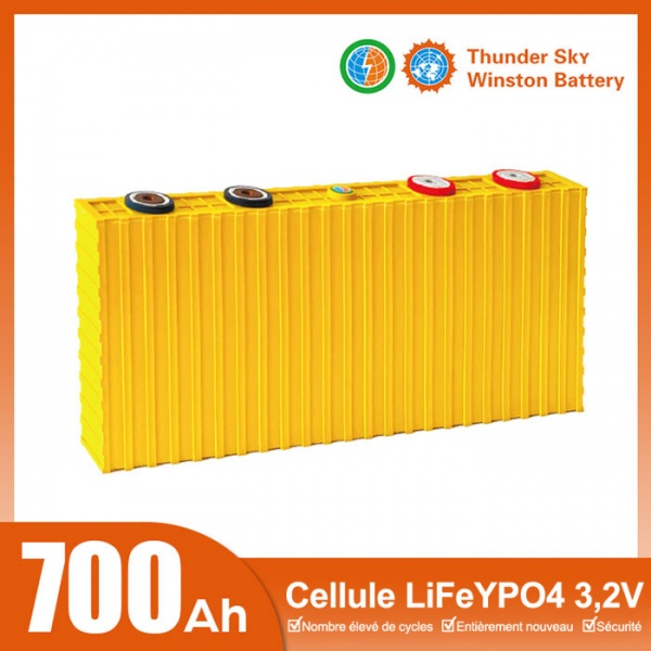 Cellule Winston LiFeYPO4 TSWB-LYP700AHA 3,2 V 700 Ah