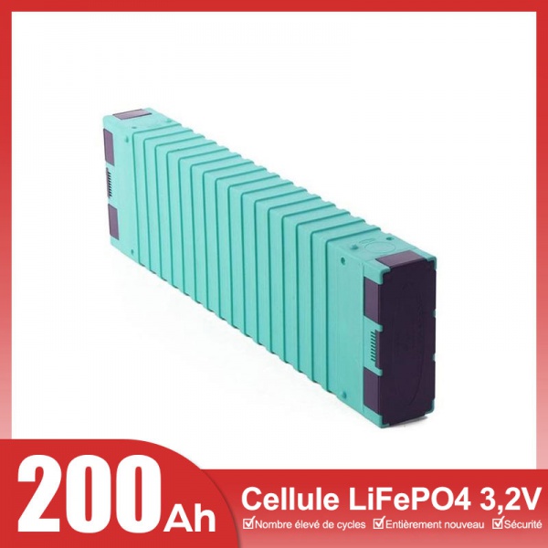 Cellules LiFePO4 GBS 3,2 V 200 Ah prismatiques