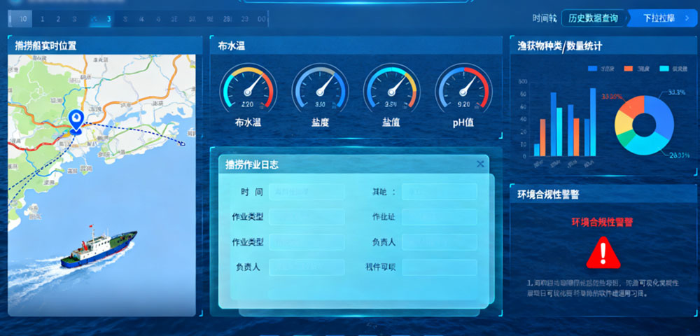 水产捕捞源头环境追溯管理系统