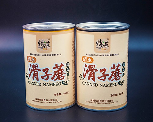 Canned clear water nameko
