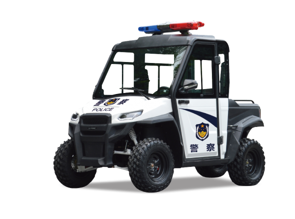 二人座封闭式电动巡逻车