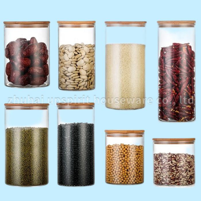100-1500ml High Bolosilicate Glass Storage Jar