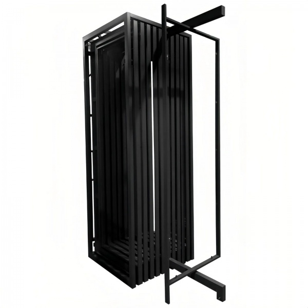 Double-Sided Pull-Out Rotating Display Rack