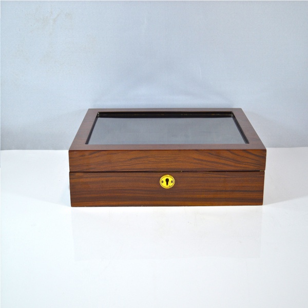 High-gloss Finish 12 Slots Wooden Watch Box Wood Gift Box