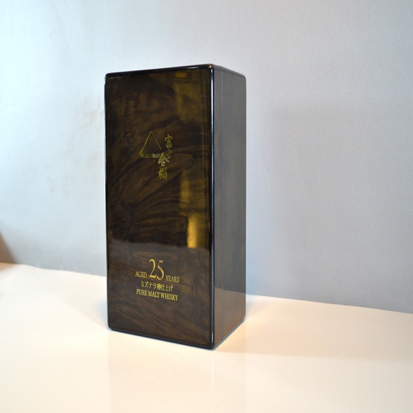 Gotrays Luxury High-gloss Wooden Whisky Box with Hinges