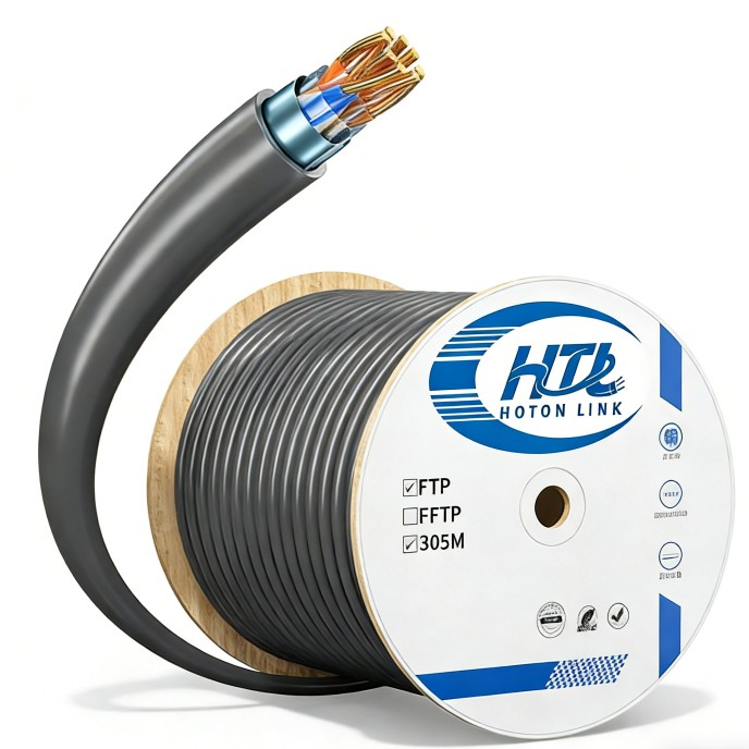 Cat5e FTP 4Pair CU/CCA Indoor Ethernet Cable 
