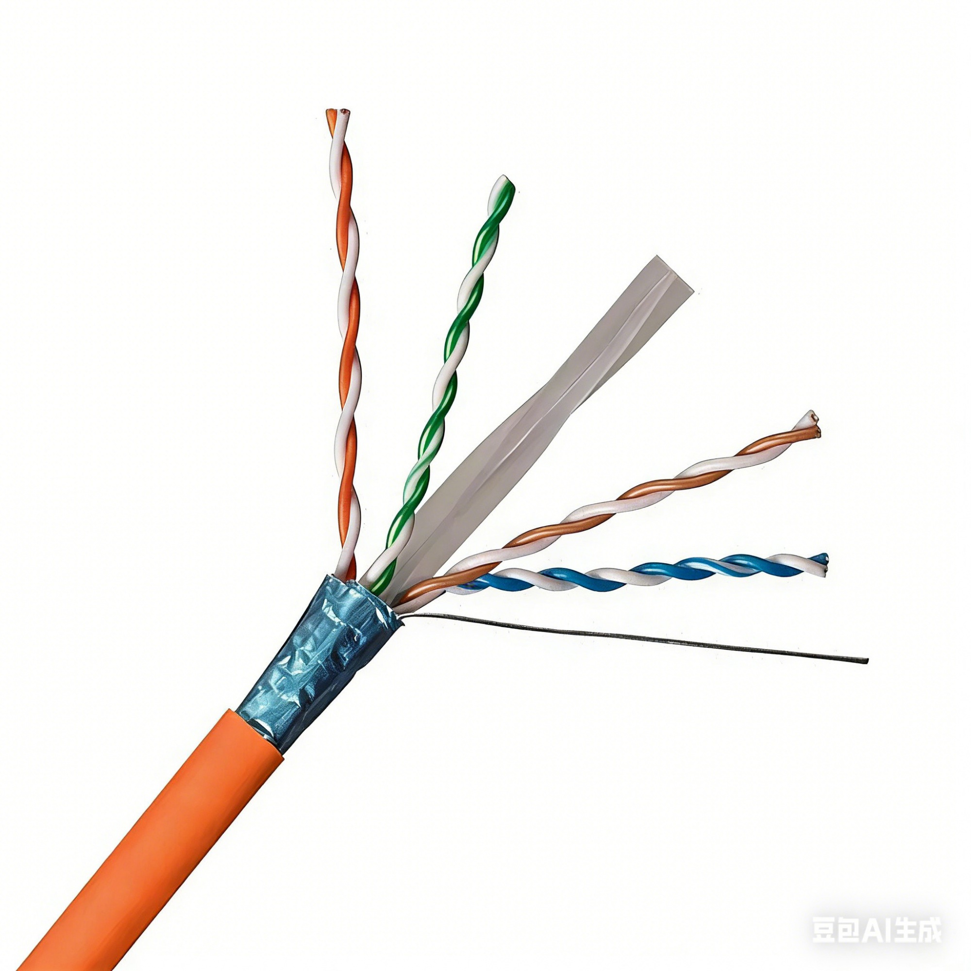 Indoor Cat6 FTP Internet Cable Copper CCA 305m/roll
