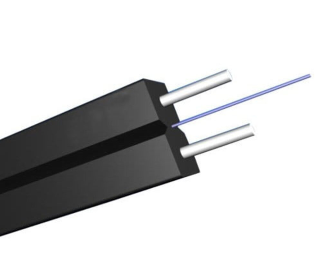 FTTH Indoor LSZH Drop Cable Covered Wire Cable 1-4Core