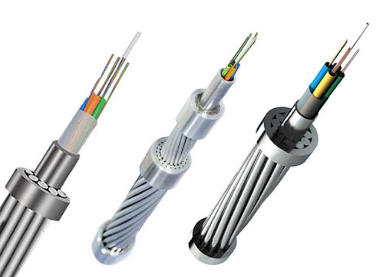  OPGW Cable Aerial 24 48 96 Core Single Mode G652D Ground Wire 