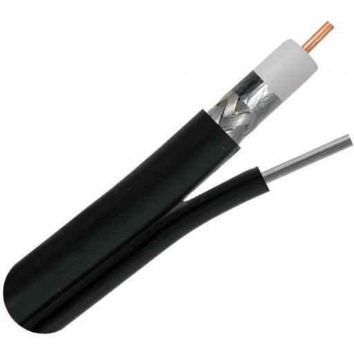 RG6 RG11 RG59 Coax Cable with Steel Messenger for Outdoor CCTV Remote Installations