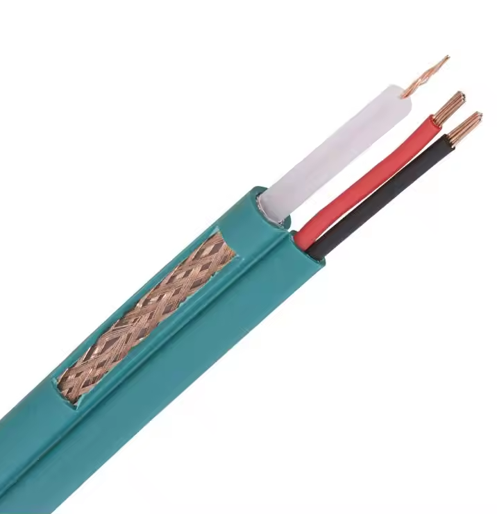 KX8 2C ×1.0mm2 Power Cable, Figure 8 Siamese CCTV Camera Cable 