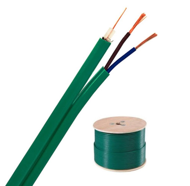 KX8 2C ×1.0mm2 Power Cable, Figure 8 Siamese CCTV Camera Cable 