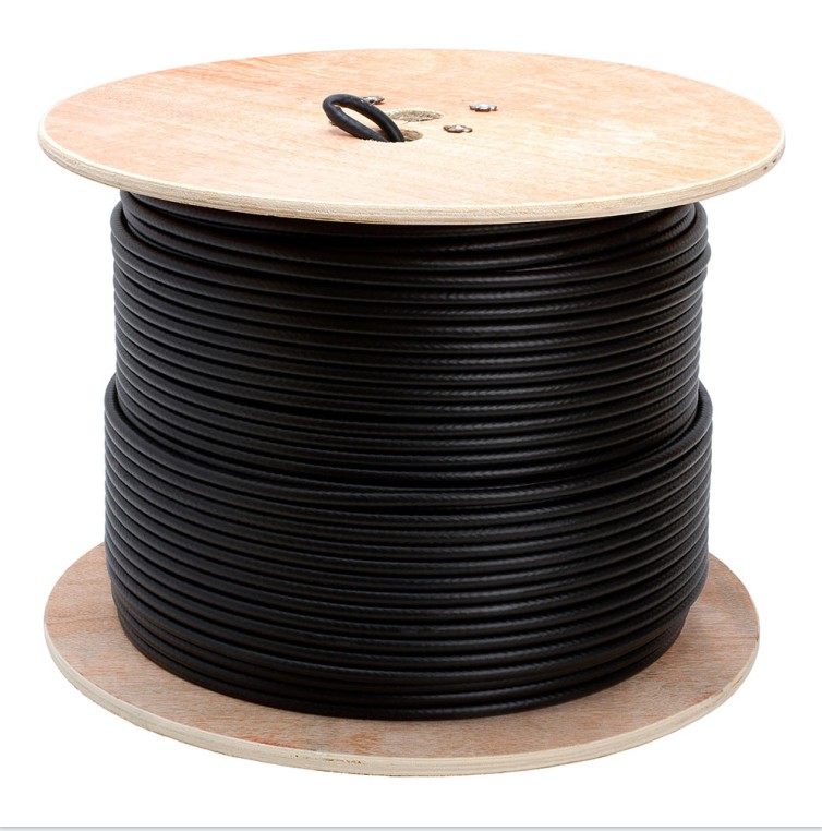 75ohm RG6 Quad - Shield Coaxial Cable for Video Antenna & Satellite TV Applications
