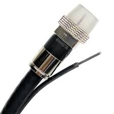 75ohm Outdoor RG6 Quad - Shield Coaxial CATV Cable with Messenger