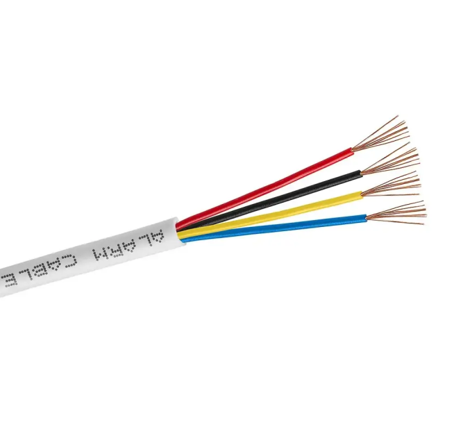 4Core Stranded Copper/CCA UTP Security Alarm Cable for Access Control & Door Security Systems