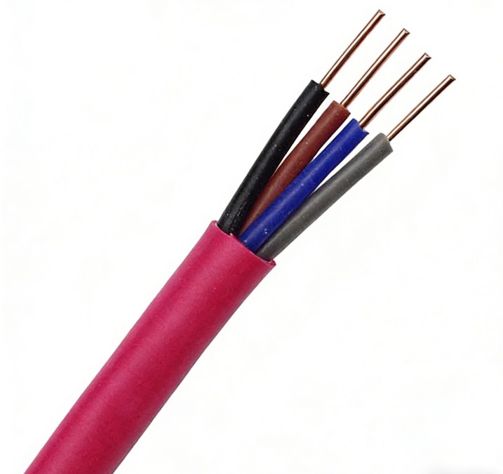 4Core Copper/Tinned Copper/CCA Unshield Fire Resistant Cable 