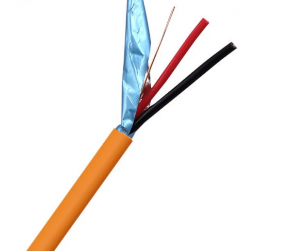 2 Core  4Core FTP Shielded 16AWG 18AWG Solid Stranded Pure Copper LSZH/ PVC Fire Alarm Cable 100m 305m 500m
