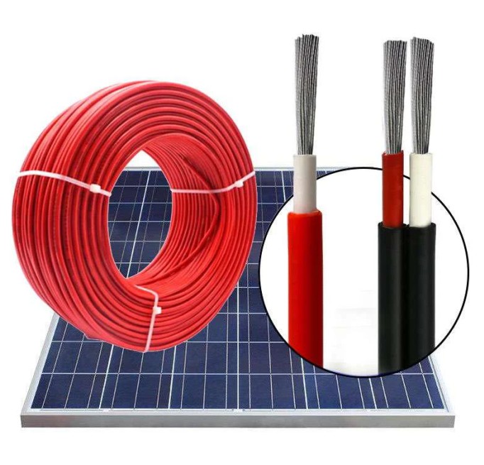 Single or Double Ends  Solar Extension Cable with Connector for Photovoltaic Systems 1000V 1500V
