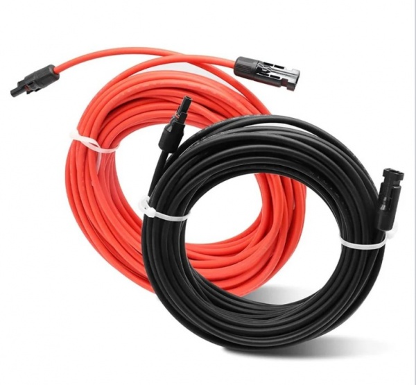 Single or Double Ends  Solar Extension Cable with Connector for Photovoltaic Systems 1000V 1500V