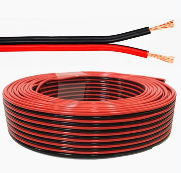 HiFi Audio & Video Speaker Cable Black & Red  Speaker Wire