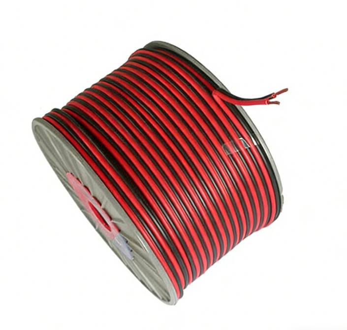 Flat Speaker Cable HIFI Red Black 2Core OFC/CCA Copper Studio Speaker Cables 
