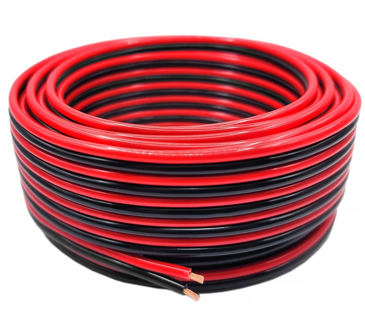 HiFi Audio & Video Speaker Cable Black & Red for Studio & Live Sound Systems