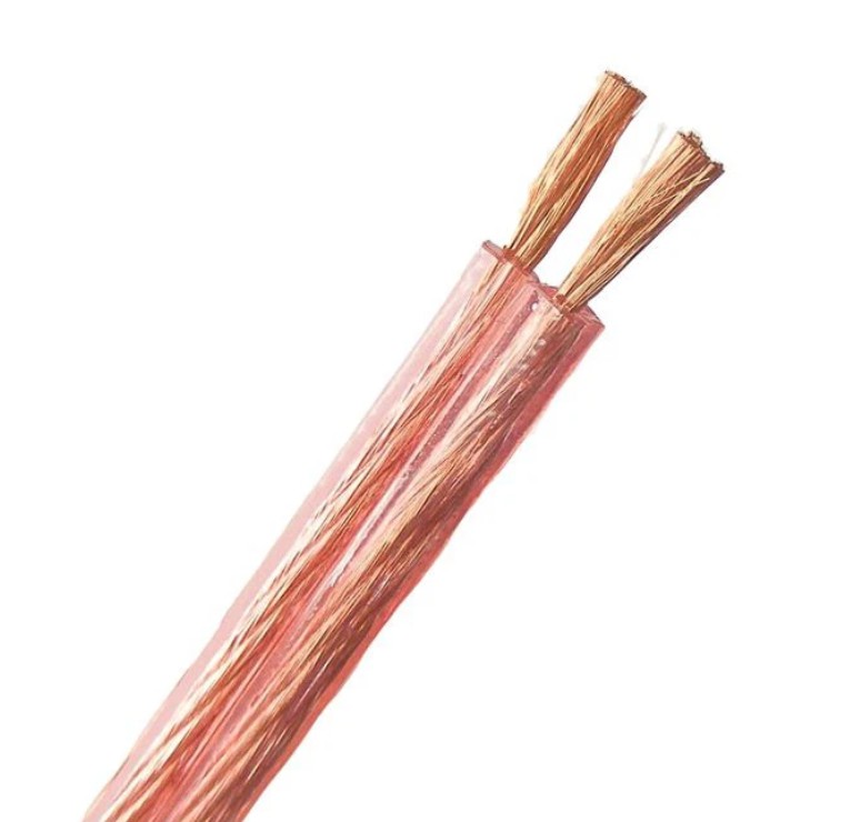  Audio Video Speaker Wire Cable Car Audio Transparent Speaker Wire OFC Hifi Speaker Cable