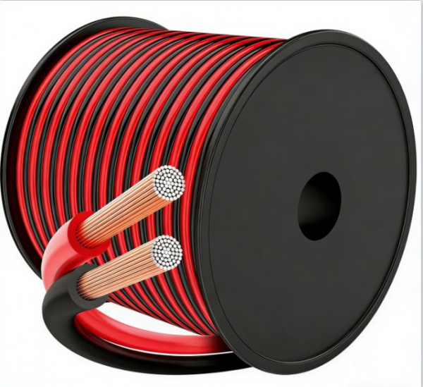 HiFi Audio & Video Speaker Cable Black & Red  Speaker Wire