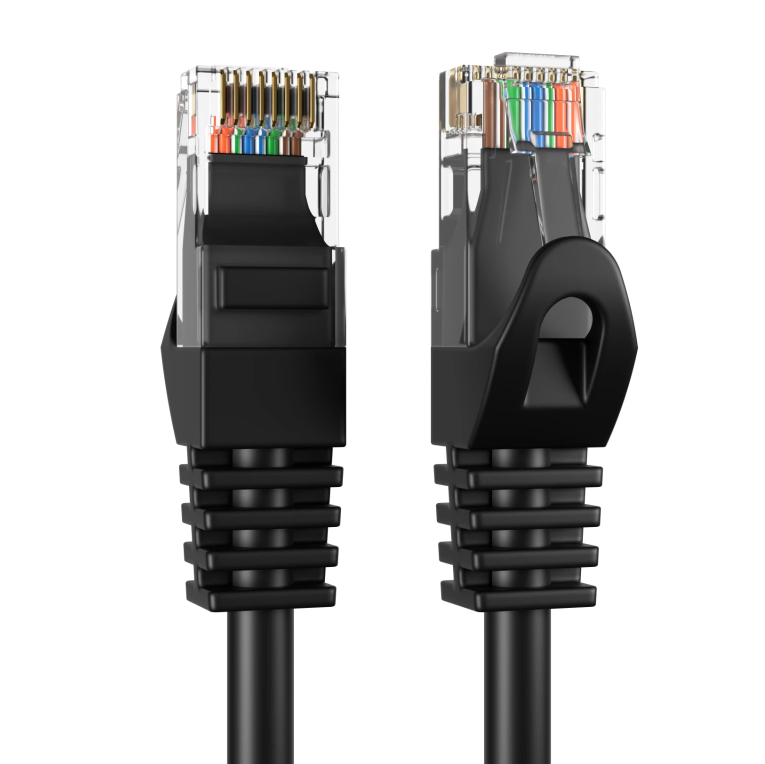 Cat5e UTP 2M Ethernet LAN Cable RJ45 Patch Cord  & Gold-Plated Plugs 
