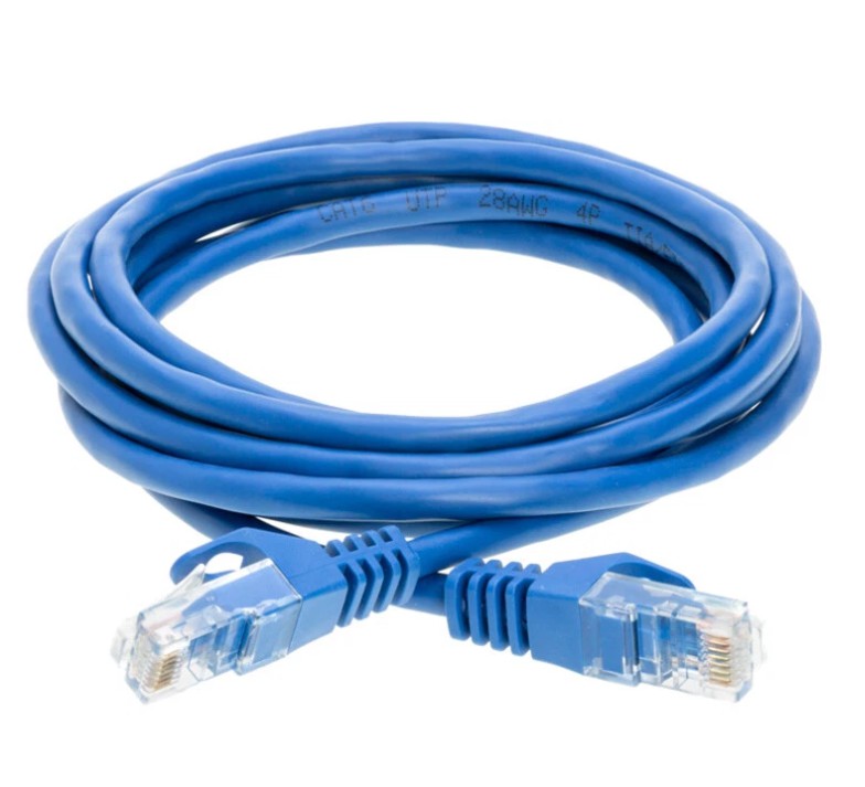 Round/Flat Cat5E Cat6 Rj45 Patch Cord Ethernet Network Cable 3M