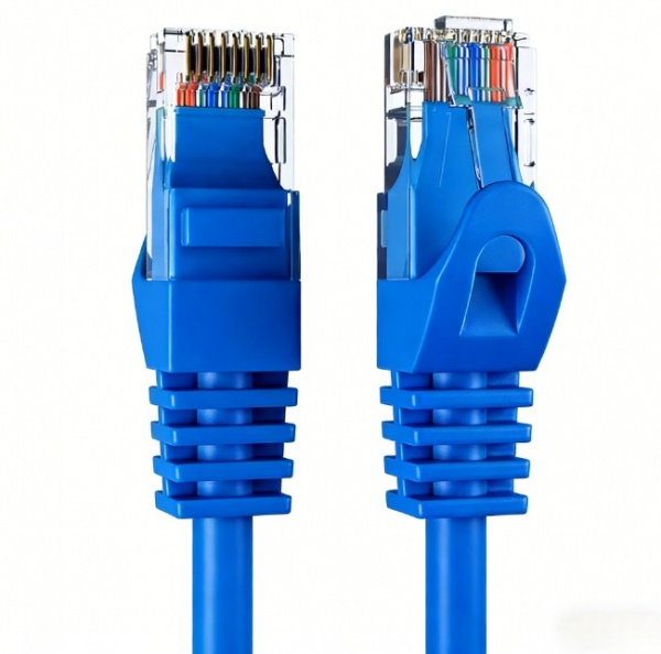 Round/Flat Cat5E Cat6 Rj45 Patch Cord Ethernet Network Cable 3M