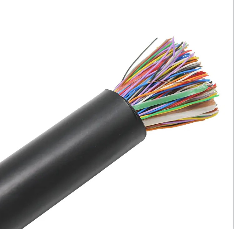 Drop Wire Cable CAT 3 CAT5 1Pair 24AWG 1.2MM Steelwire Messenger Telephone Cable