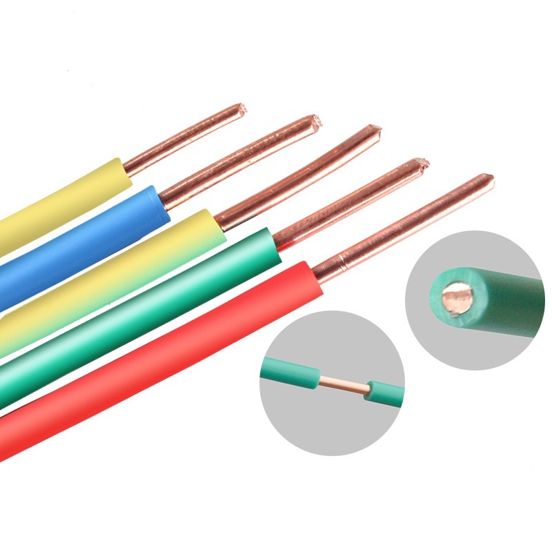 Electric Cable BV RV 1*1.5 1*2.5 Lighting Wire 1.5mm House Wiring Cable PVC Insulated Wires and Cables