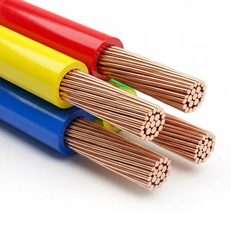 BVR Wire 0.75/1/1.5/2.5/4/6mm2  Single-core Flame-retardant Multi-strand Copper Flexible Electric Cable