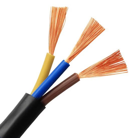 H03VV-F 3Core Copper RVV Flexible PVC Sheath Power Cable 300/300V 3x0.75mm for Household Electrical Cable