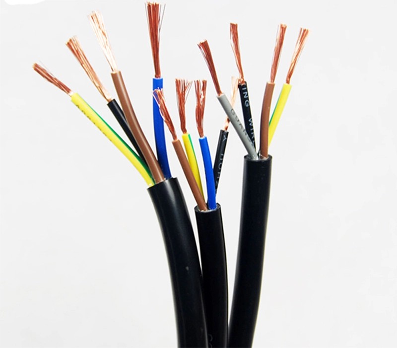 RVV 4Core 1.5mm² Flexible PVC Insulated Copper Cable 300/500V for Power House Electrical Wiring
