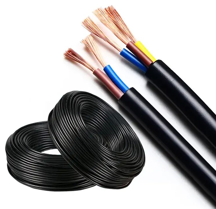 Multicore 2/3/4/5/6 Core Copper Cord Flexible I 0.75 1 1.5 2.5 4 6mm Electrical Cable Wire H05VV-F Power Cable