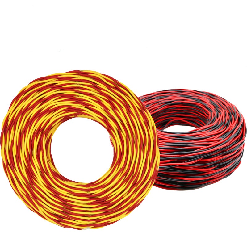 0.75mm 1mm 1.5mm 2.5mm Round RVS Cable Wire 300V RVS Flexible Electric Cable with PVC Insulated Twisted Electric Wire