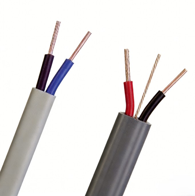 BVVB 2*4 Bv Bvv Bvvb 1.5mm 4mm 2.5mm 6mm Flexible Electrical Cable  Pvc Insulation Cable Electric Wire