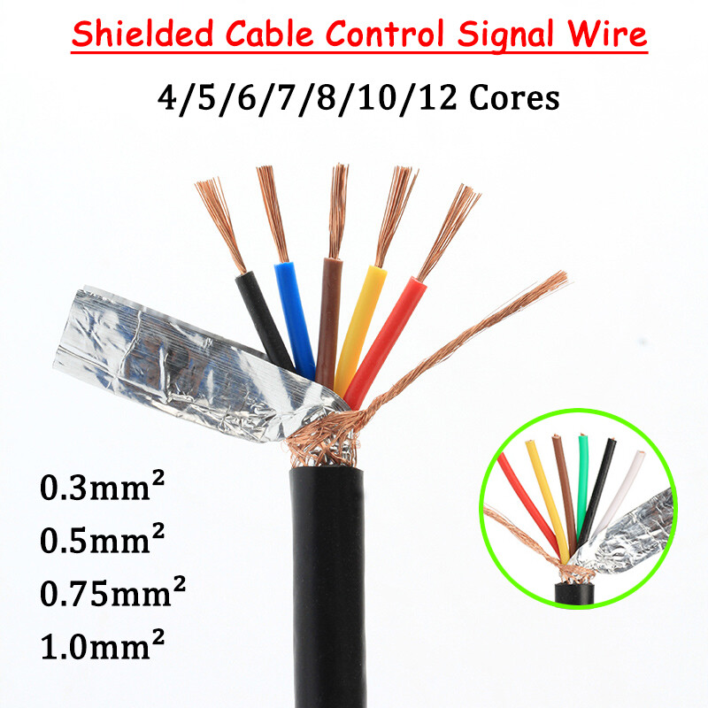RVVP Stranded Copper Core Multi-core Shielded Flexible PVC Insulated Building Use Cable