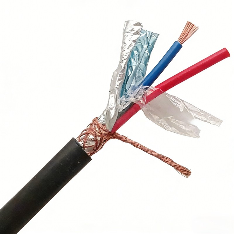 RVVP Shielded Flexible 2 3 4 5 6 Core Pvc Insulated Sheathed Cable Flexible Electric Wire