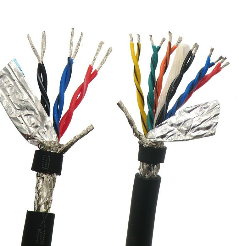 RVVP Shielded Flexible 2 3 4 5 6 Core Pvc Insulated Sheathed Cable Flexible Electric Wire