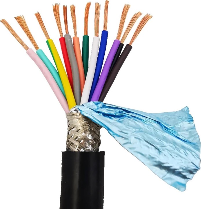 RVVP Shielded Flexible 2 3 4 5 6 Core Pvc Insulated Sheathed Cable Flexible Electric Wire