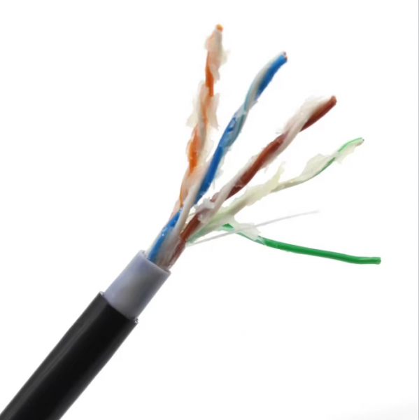 Outdoor UTP Cat5e Jelly Filled Single or Double Jacket Direct Buried Network Cable LAN Cable 
