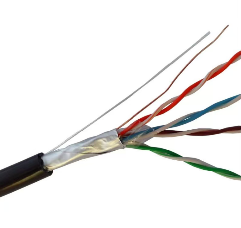 Gel Filled Outdoor FTP Cat5e Jelly Filled Single or Double Jacket Ethernet Cable 305m/drum