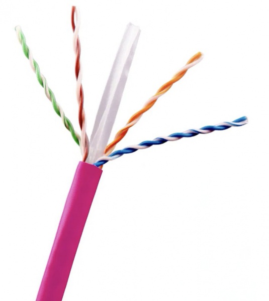 Indoor Cat6 UTP Lan Cable Copper CCA  305m/roll
