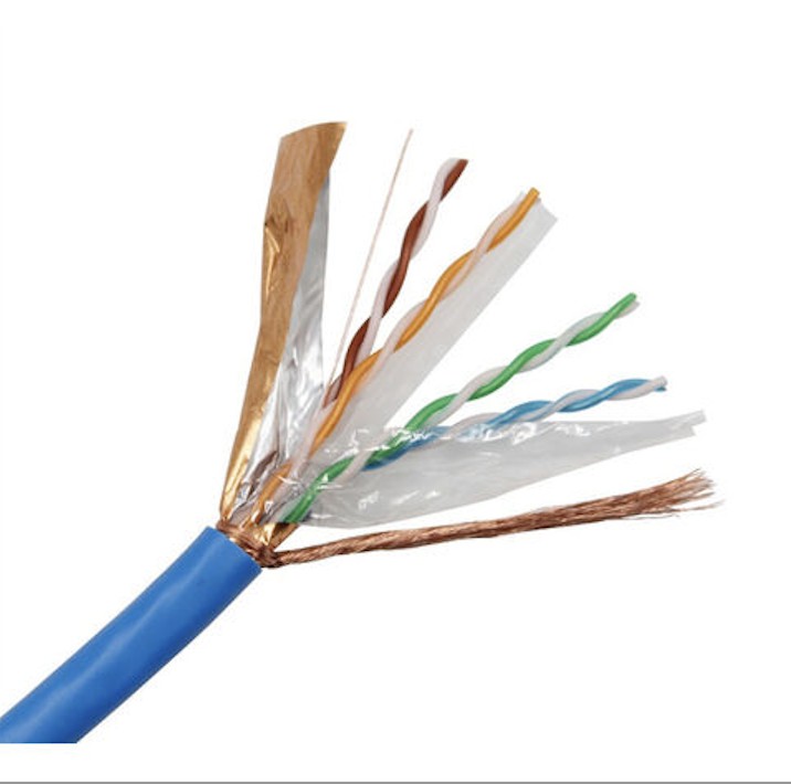 High Quality Cat6 SFTP 0.58mm Copper Fluke Test Lan Cable 305m/box