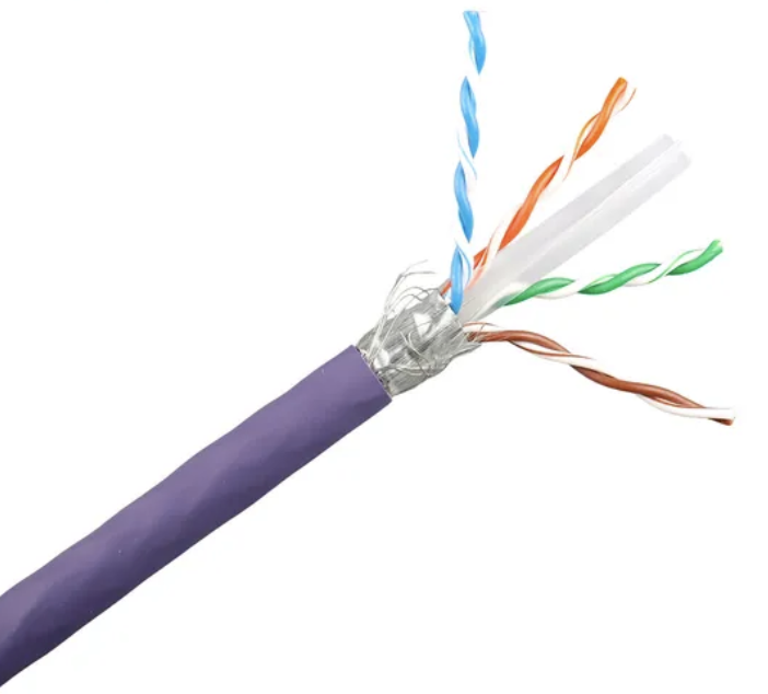 High Quality Cat6 SFTP 0.58mm Copper Fluke Test Lan Cable 305m/box