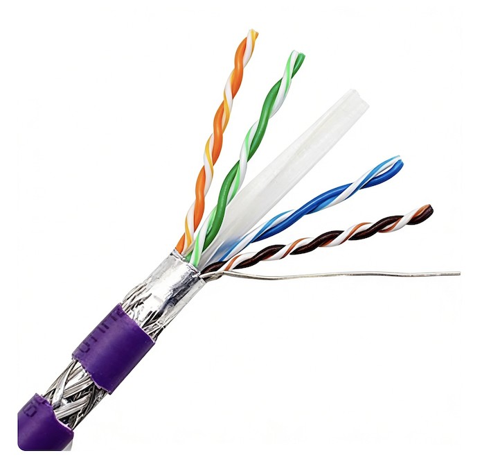 High Quality Cat6 SFTP 0.58mm Copper Fluke Test Lan Cable 305m/box