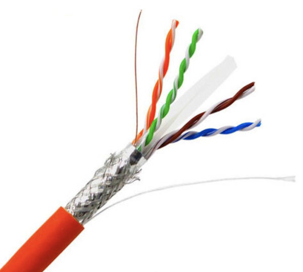 High Quality Cat6 SFTP 0.58mm Copper Fluke Test Lan Cable 305m/box